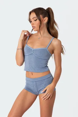 Musculosa maelle pointelle de Edikted en Tops para argentina