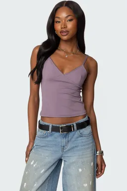 Musculosa violeta de Edikted en Tops para argentina