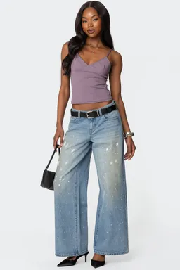 Musculosa violeta de Edikted en Tops para argentina