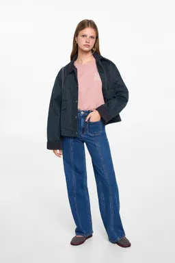 Camiseta algodón estampada de Mango Teen en Remeras para argentina