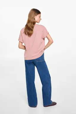 Camiseta algodón estampada de Mango Teen en Remeras para argentina