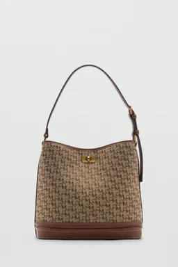Bolso shopper estampado logo de Mango en Bolsos y Carteras para argentina