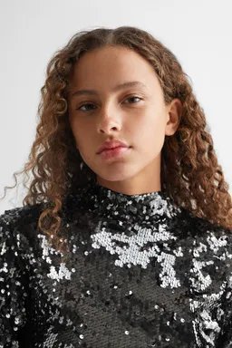 Vestido lentejuelas cuello halter de Mango Teen en Vestidos para argentina