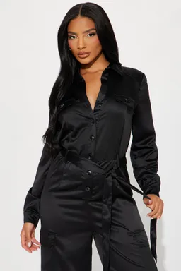 Mono satén get with it de Fashion Nova en Monos para argentina