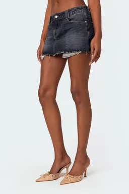 Mini falda denim lavado de Edikted en Shorts para argentina