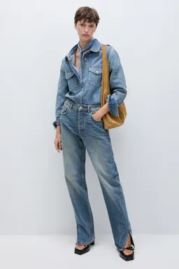 Jeans recto tiro medio de Mango en Pantalones para argentina