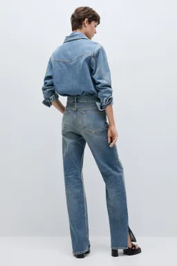 Jeans recto tiro medio de Mango en Pantalones para argentina
