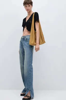 Jeans recto tiro medio de Mango en Pantalones para argentina
