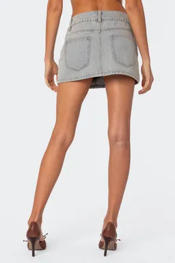 Minifalda denim lavado de Edikted en Faldas para argentina