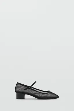 Zapatos mesh tira hebilla de Mango en Zapatos con Tacos para argentina