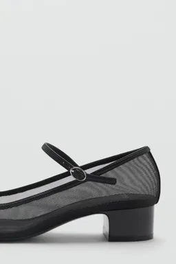 Zapatos mesh tira hebilla de Mango en Zapatos con Tacos para argentina