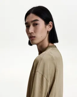 Remera manga larga boxy de Bershka en Remeras y Polos para argentina