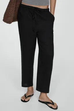 Pantalón jogger lino de Mango en Pantalones para argentina