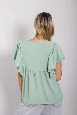 Blusa con Puntilla de Madison en Blusas para argentina
