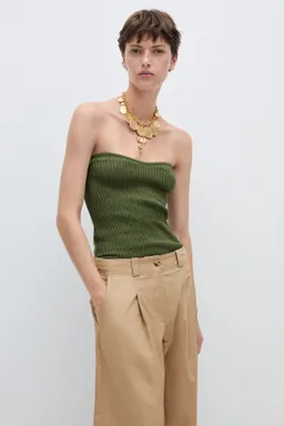 Pantalón pinzado wide leg de Mango en Pantalones para argentina