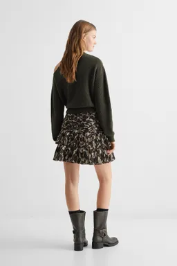 Falda estampada con volantes de Mango Teen en Faldas para argentina