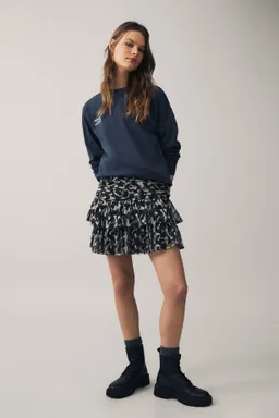 Falda estampada con volantes de Mango Teen en Faldas para argentina