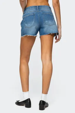 Shorts jean tiro bajo de Edikted en Shorts para argentina