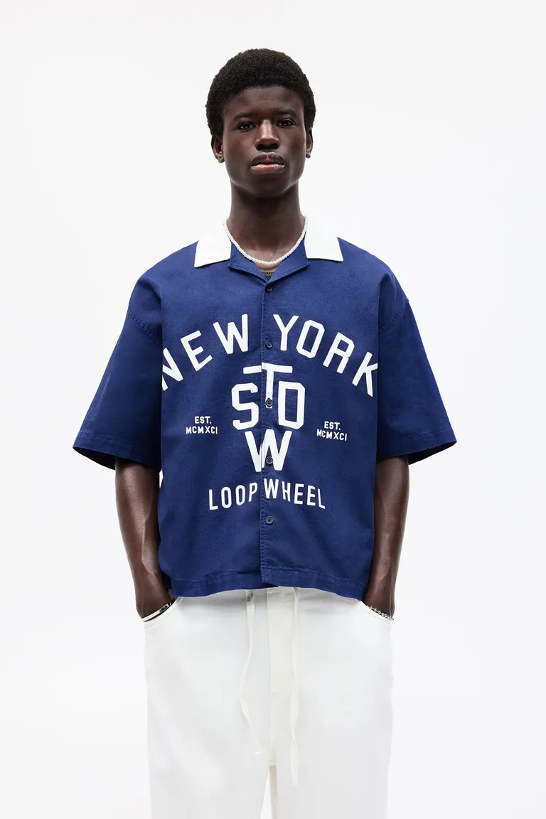 Camisa béisbol cuello en contraste de Pull&Bear en Camisas para argentina