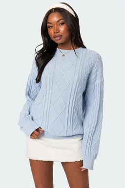 Sweater jessy oversize punto de Edikted en Buzos y Sweaters para argentina