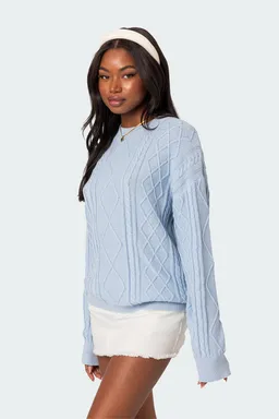 Sweater jessy oversize punto de Edikted en Buzos y Sweaters para argentina