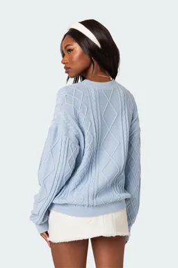 Sweater jessy oversize punto de Edikted en Buzos y Sweaters para argentina
