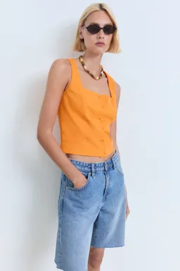 Top algodón con botones de Mango en Tops para argentina