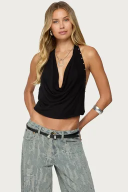 Top irina con cuello halter de Edikted en Tops para argentina