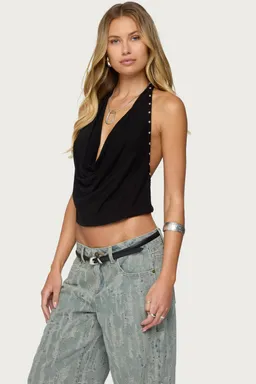 Top irina con cuello halter de Edikted en Tops para argentina