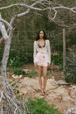 Cárdigan crochet lazos de Mango en Chaquetas para argentina