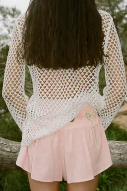 Cárdigan crochet lazos de Mango en Chaquetas para argentina