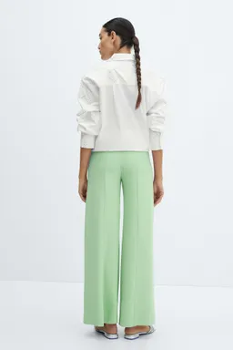 Pantalón pinzas wideleg de Mango en Pantalones para argentina