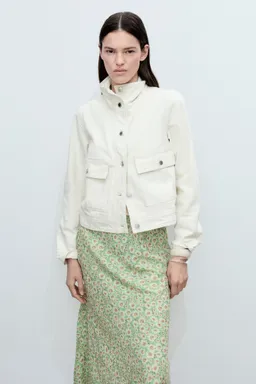 Falda larga evasé floral de Mango en Faldas para argentina