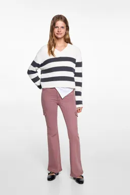 Jeans flare cargo de Mango Teen en Pantalones para argentina