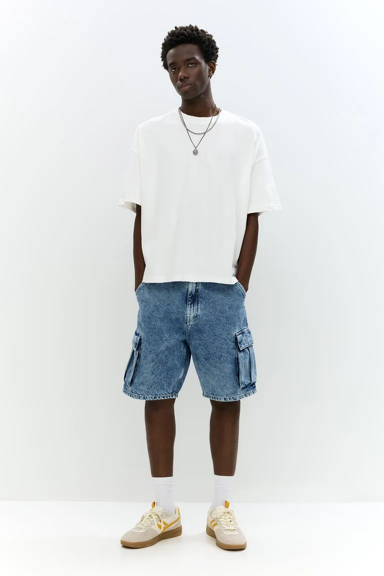 Bermuda cargo de jean de Pull&Bear en Bermudas y Shorts para argentina