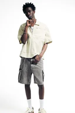 Bermuda cargo de jean de Pull&Bear en Bermudas y Shorts para argentina