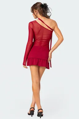 Mini vestido hombro malla de Edikted en Vestidos para argentina
