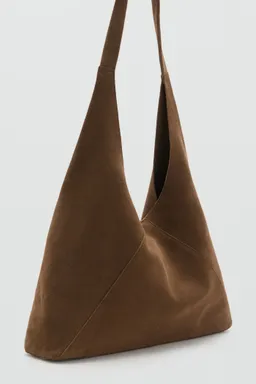 Bolso serraje hombro de Mango en Bolsos y Carteras para argentina