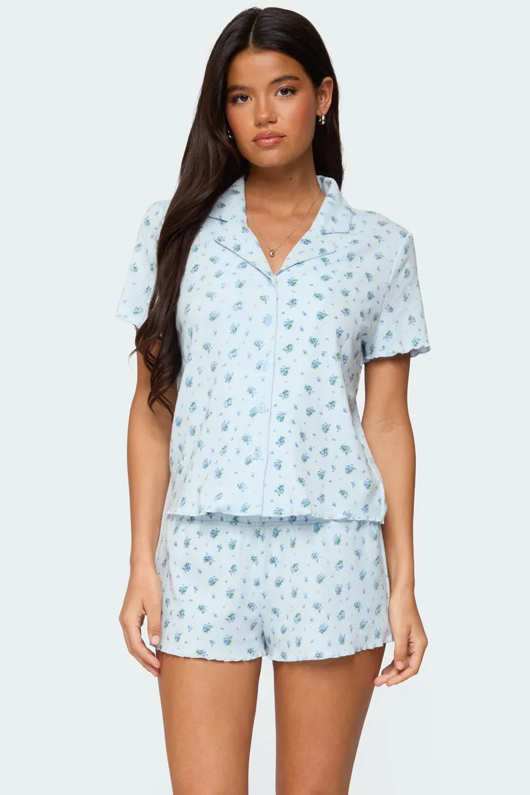 Camisa floral camden puntelleada de Edikted en Pijamas y Sleepwear para argentina