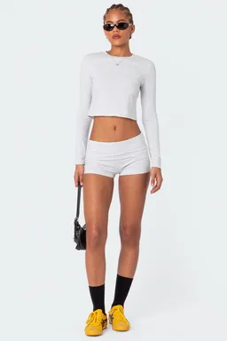 Shorts meg con cintura doblada de Edikted en Shorts para argentina