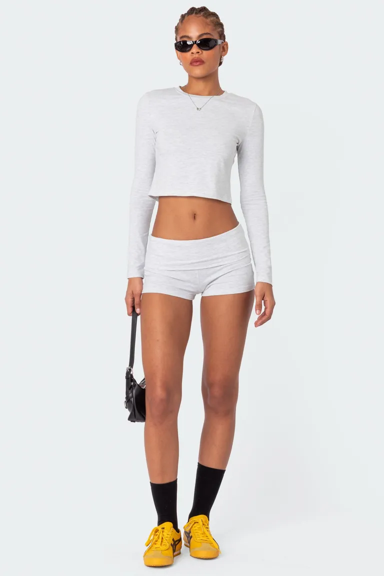 Shorts meg con cintura doblada de Edikted en Shorts para argentina