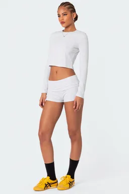 Shorts meg con cintura doblada de Edikted en Shorts para argentina