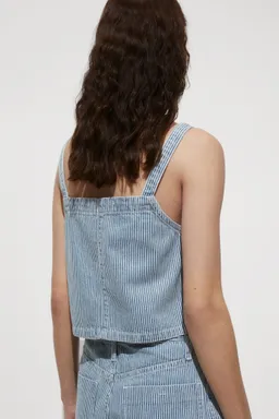 Crop top vaquero de Mango en Tops para argentina