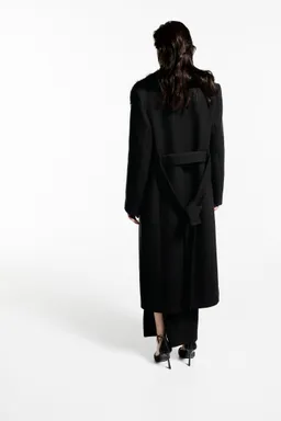 Abrigo lana manteco cuello pelo de Mango en Chaquetas para argentina