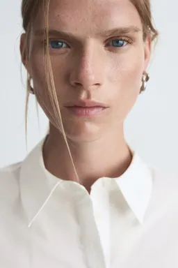 Camisa algodón crop de Mango en Camisas para argentina