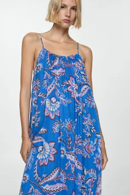 Vestido largo estampado floral de Mango en Vestidos para argentina