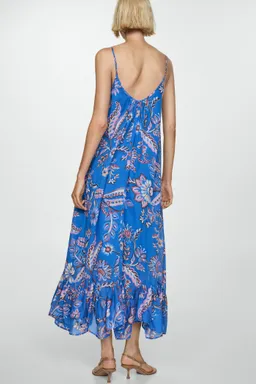 Vestido largo estampado floral de Mango en Vestidos para argentina