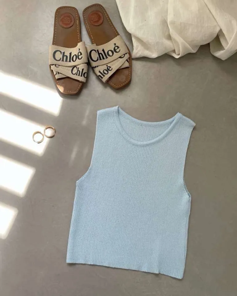 Remera de Hilo Lycra con Escote Redondo para Mujer de Hesed en Remeras para argentina