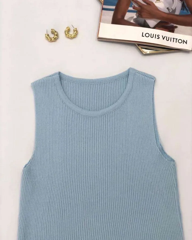 Remera de Hilo Lycra con Escote Redondo para Mujer de Hesed en Remeras para argentina