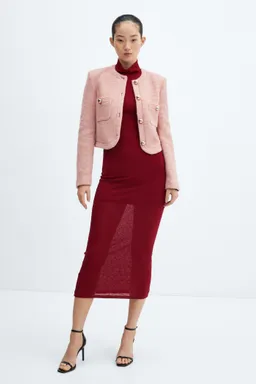 Vestido midi cuello alto de Mango en Vestidos para argentina
